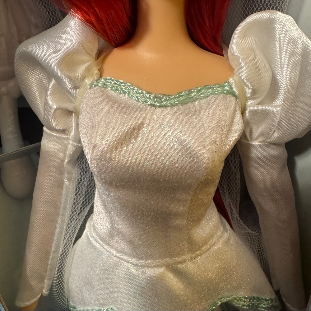 Ariel Little Mermaid Wedding Dress Doll Disney Princess Classic 11.5” NIB *Mint - Picture 7 of 8